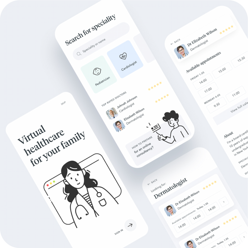 Medical appointments Booking App