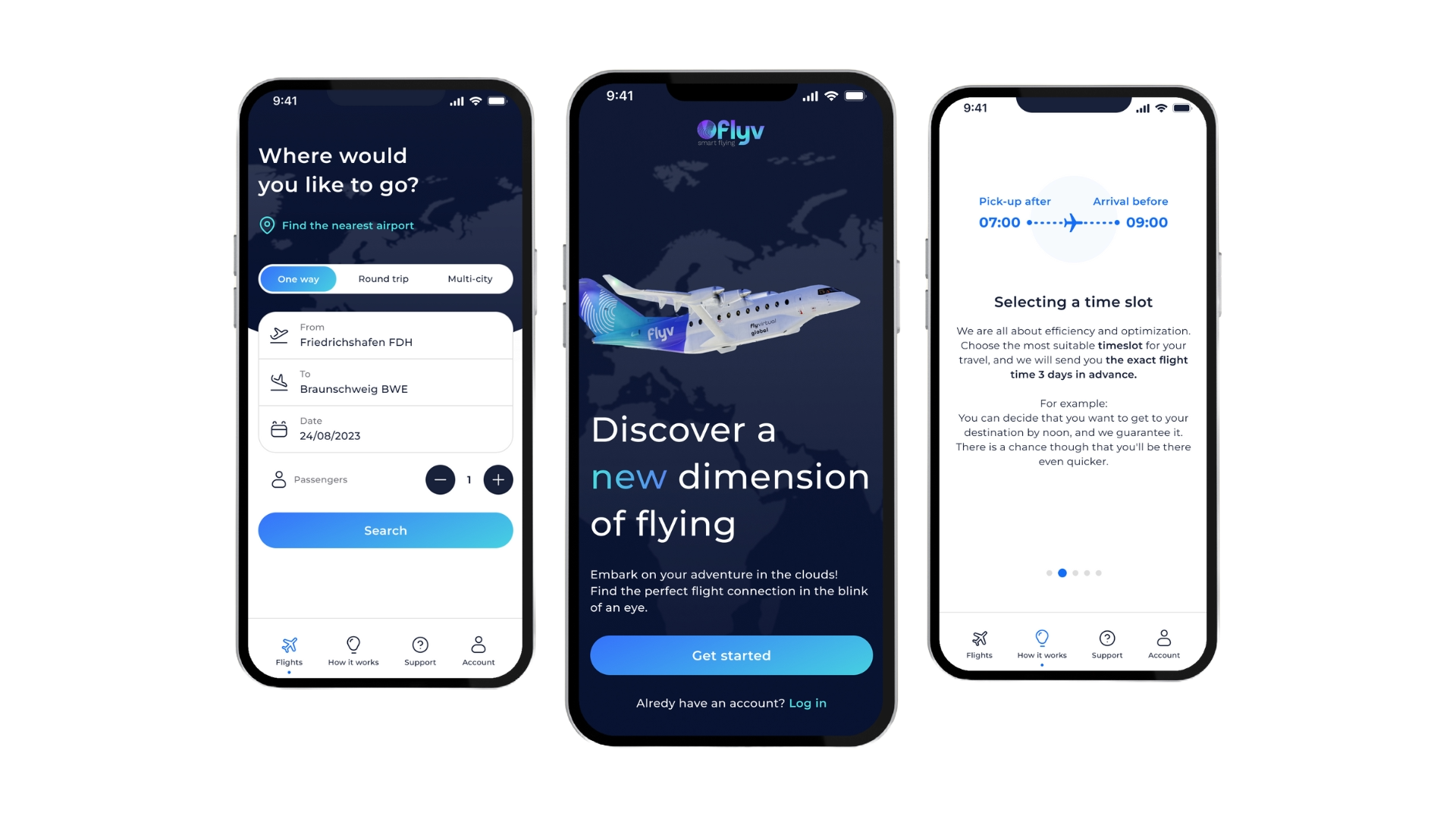 Algorithm powered booking platform for groundbreaking airline model