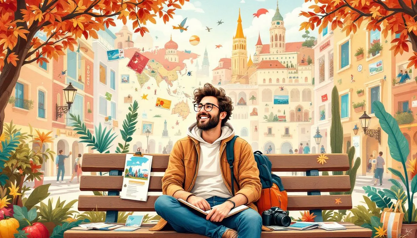 A traveler enjoying a personalized travel experience.