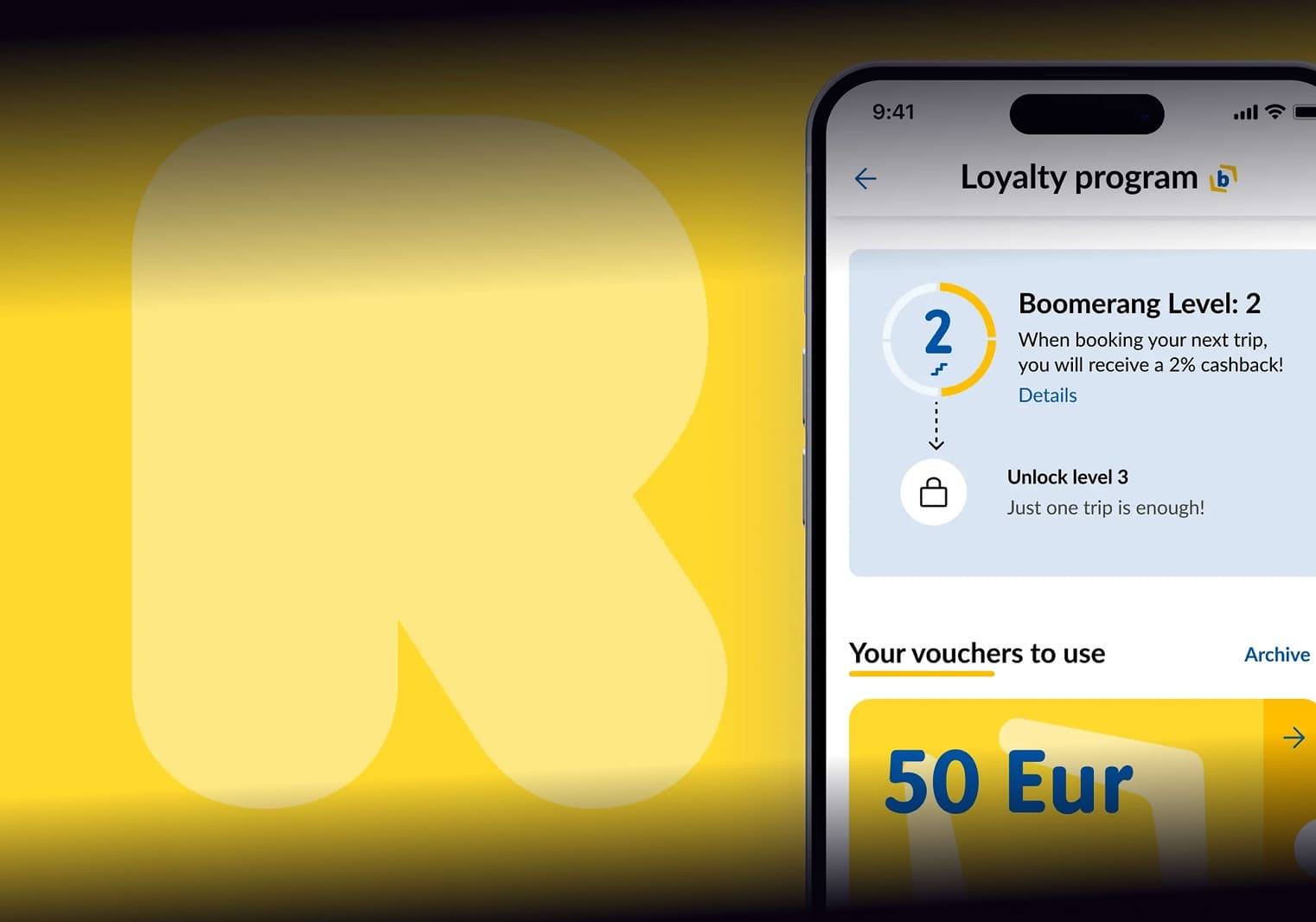 Aplikacja programu lojalnościowego Bumerang