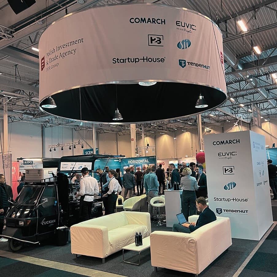 Startup House expo booth