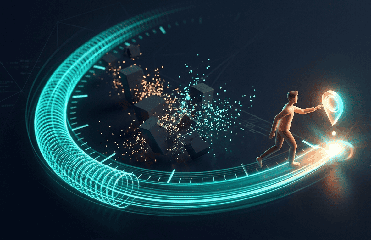 New user reaching first success in minutes through an AI-powered onboarding flow that automates data mapping and setup