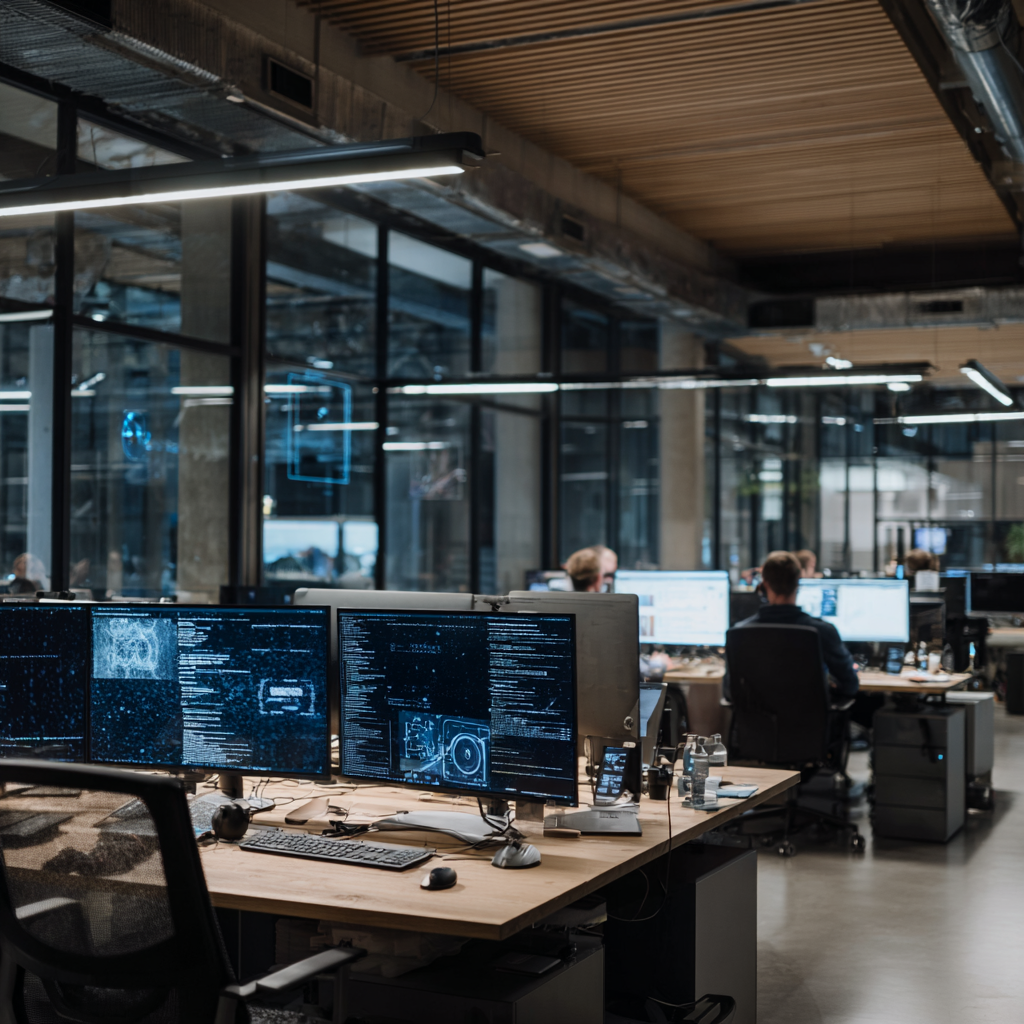 Graphic showcasing benefits of partnership with OpenAI API integration, featuring growth charts and AI icons