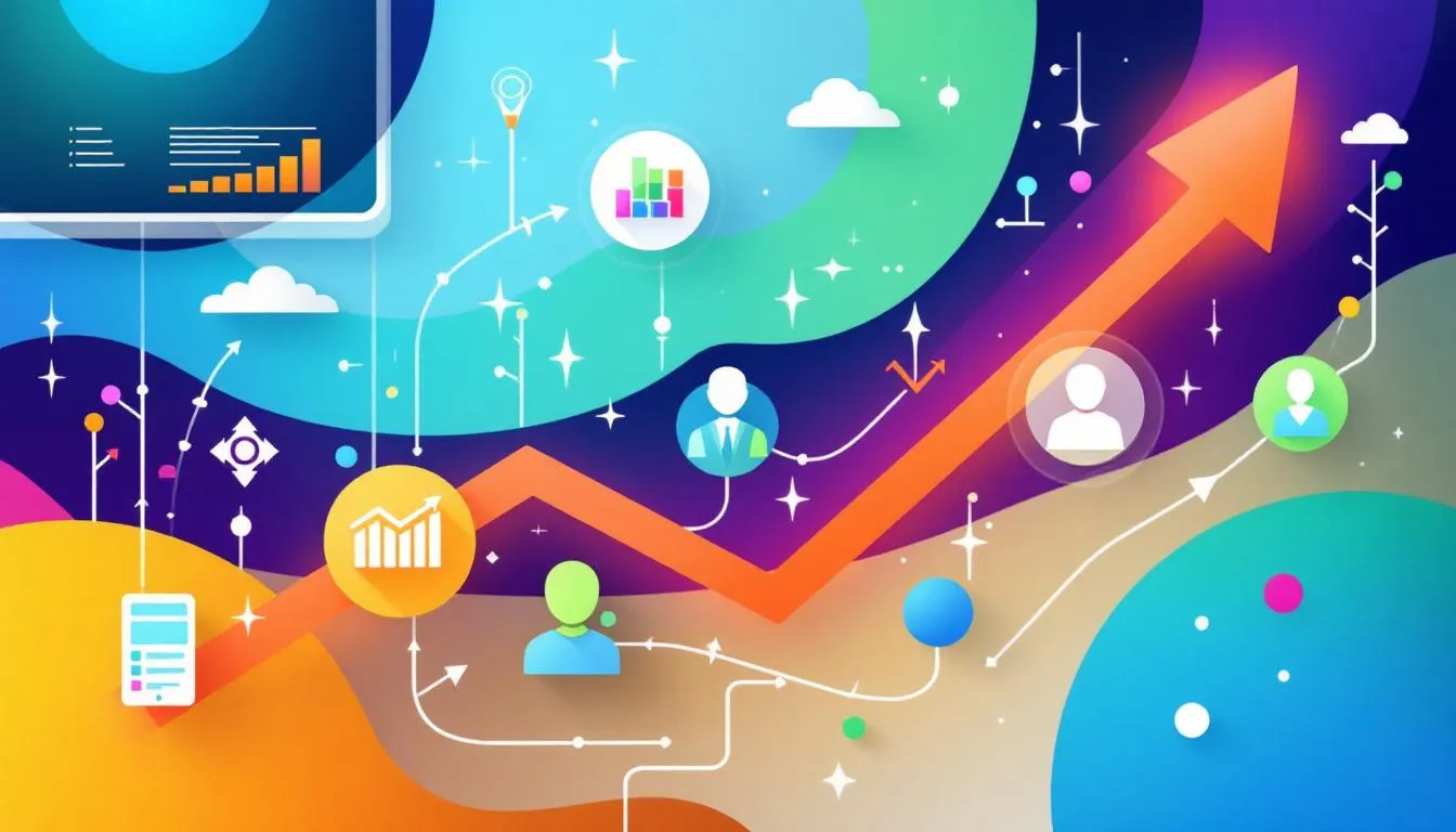 An illustration depicting the rise of outsourcing in modern business.