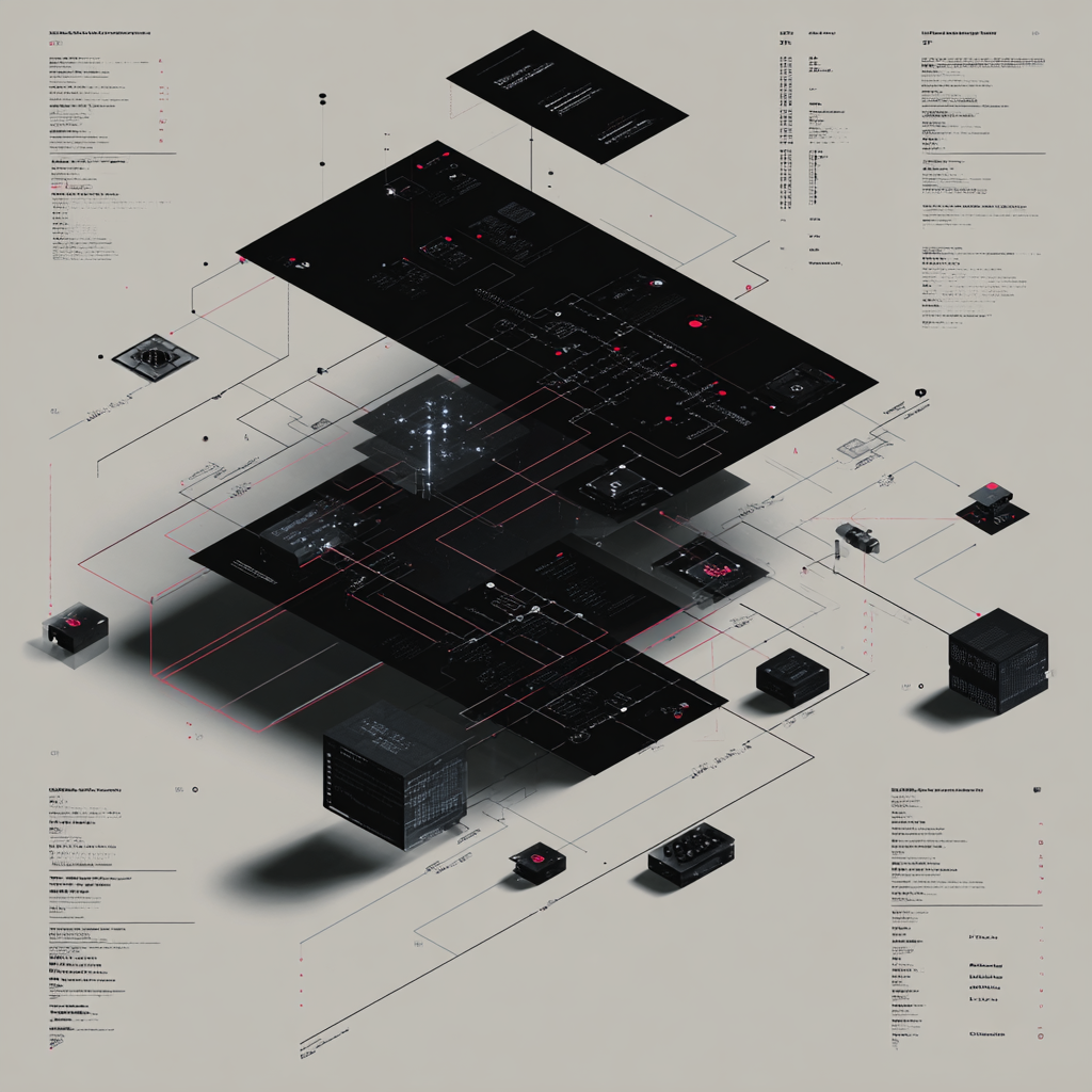 Detailed infographic of OpenAI integration services with flowcharts and technical diagrams